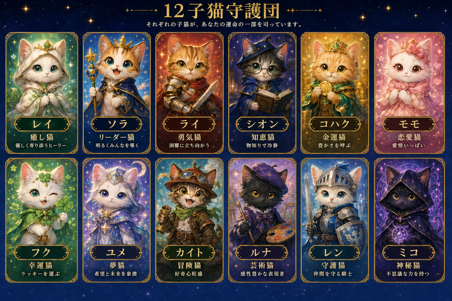12子猫守護団